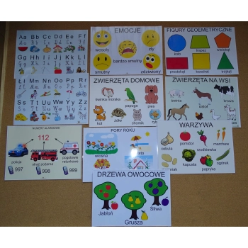 Starter nauczyciela przedszkola nr 2 - zestaw kart i plansz edukacyjnych